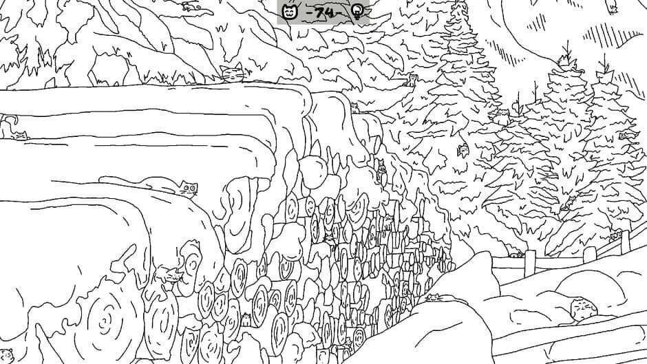 Скриншот 6 из Looking For Cats In a Badly Drawn Forest
