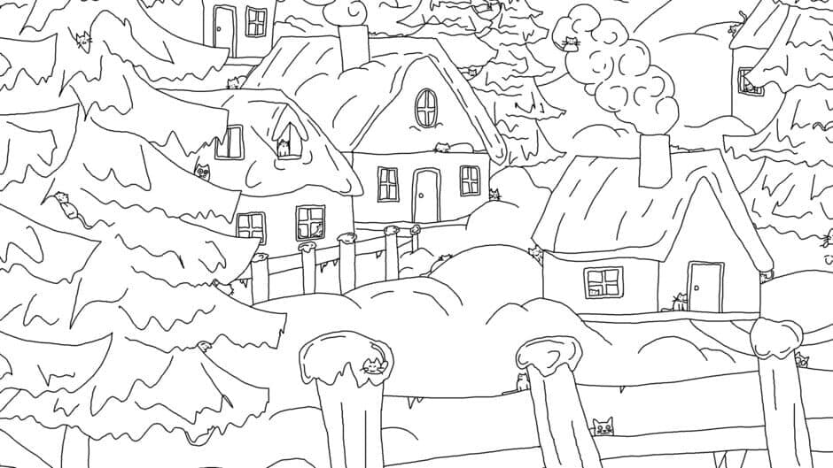 Скриншот 4 из Looking For Cats In a Badly Drawn Forest