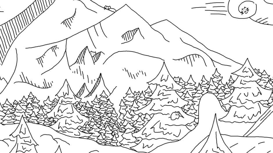 Скриншот 7 из Looking For Cats In a Badly Drawn Forest