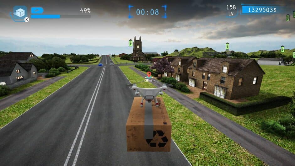 Скриншот 2 из Drone Delivery Simulator