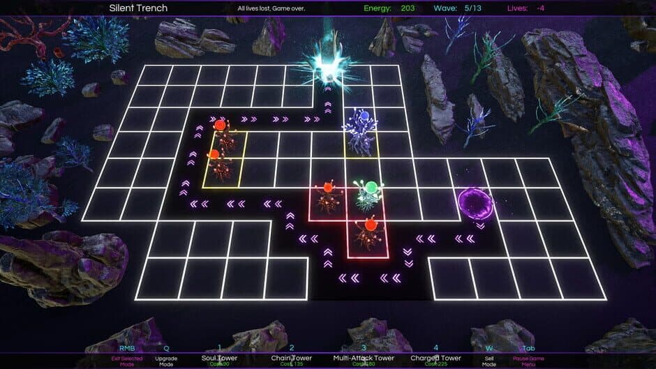 Скриншот 1 из Space Nature Attack Tower Defense