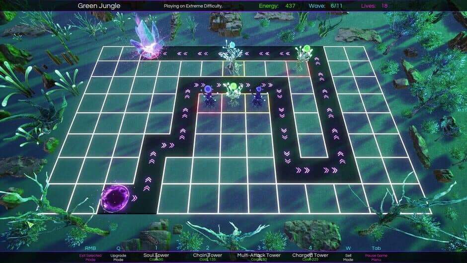 Скриншот 4 из Space Nature Attack Tower Defense