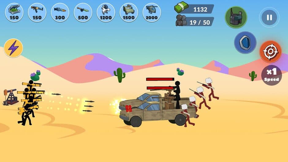 Скриншот 1 из Stickman World Battle
