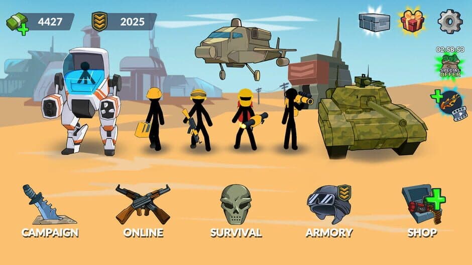 Скриншот 2 из Stickman World Battle
