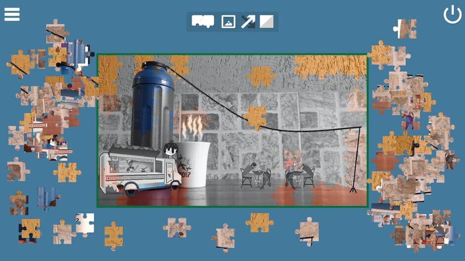 Скриншот 4 из Invisible Places: Pixel Art Jigsaw Puzzle