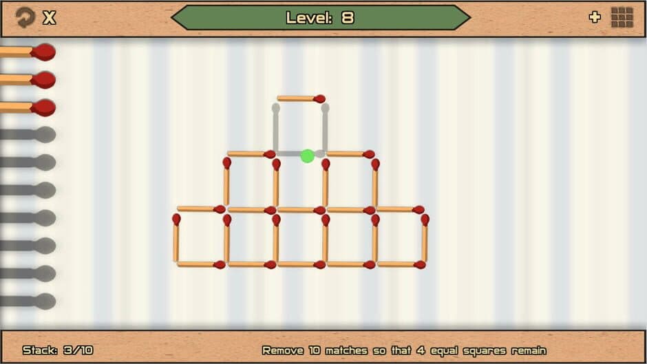Скриншот 1 из Matches Puzzle 2: Classic Logic Arcade