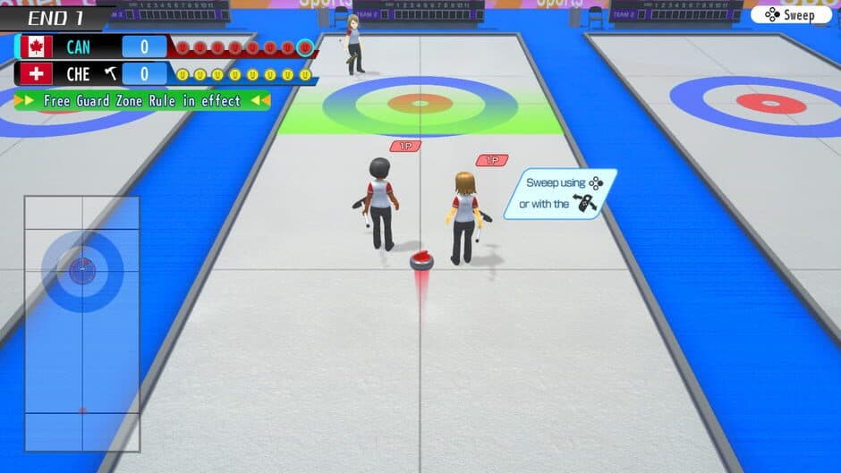 Скриншот 1 из Let's Play Curling!!