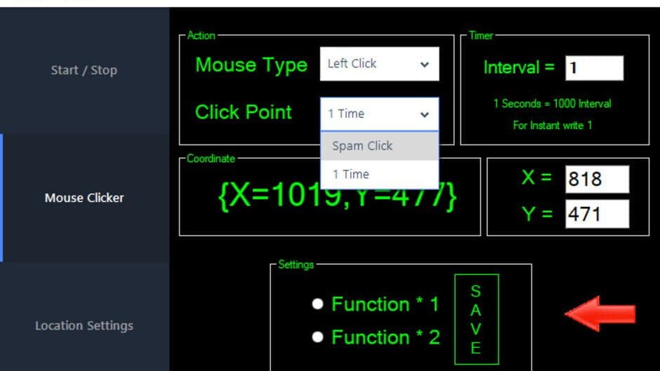 Скриншот 2 из Mouse Clicker