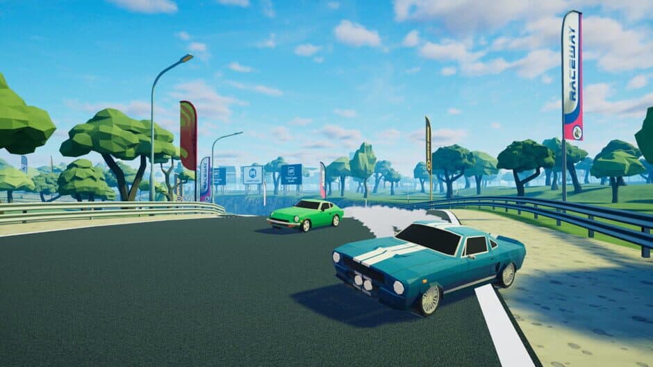 Скриншот 5 из Toon Roads: Race & Drift