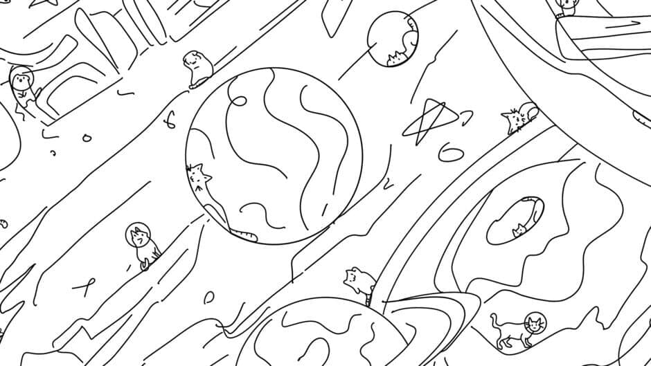 Скриншот 2 из 100 Space Cats
