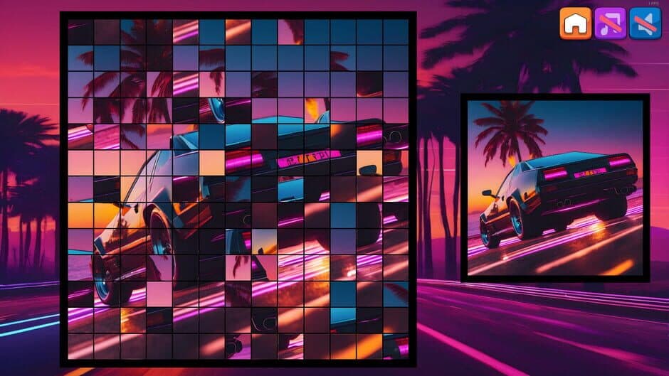 Скриншот 3 из OG Puzzlers: Synthwave Cars