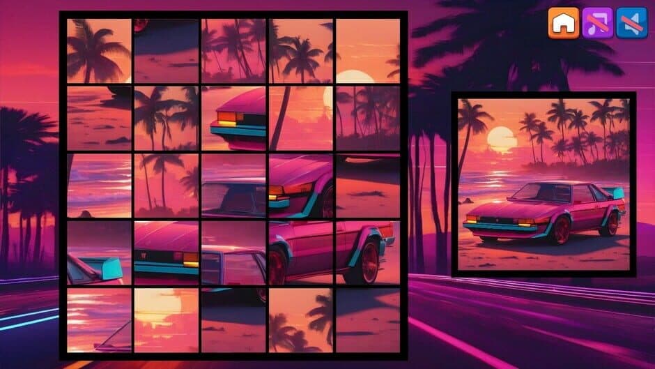 Скриншот 6 из OG Puzzlers: Synthwave Cars