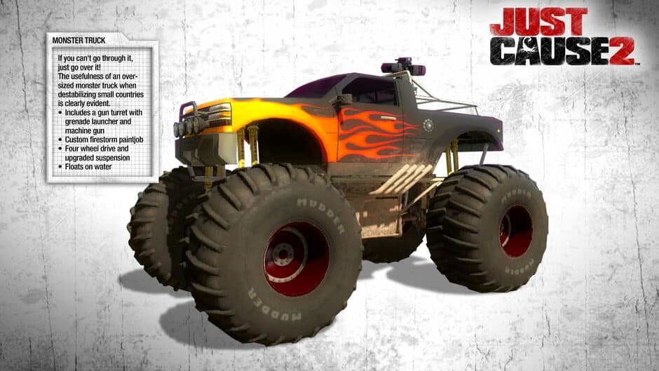 Скриншот 1 из Just Cause 2: Monster Truck DLC