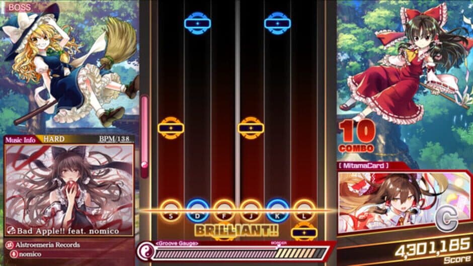Скриншот 3 из Touhou Danmaku Kagura: Phantasia Lost - Extra Song Pack 2
