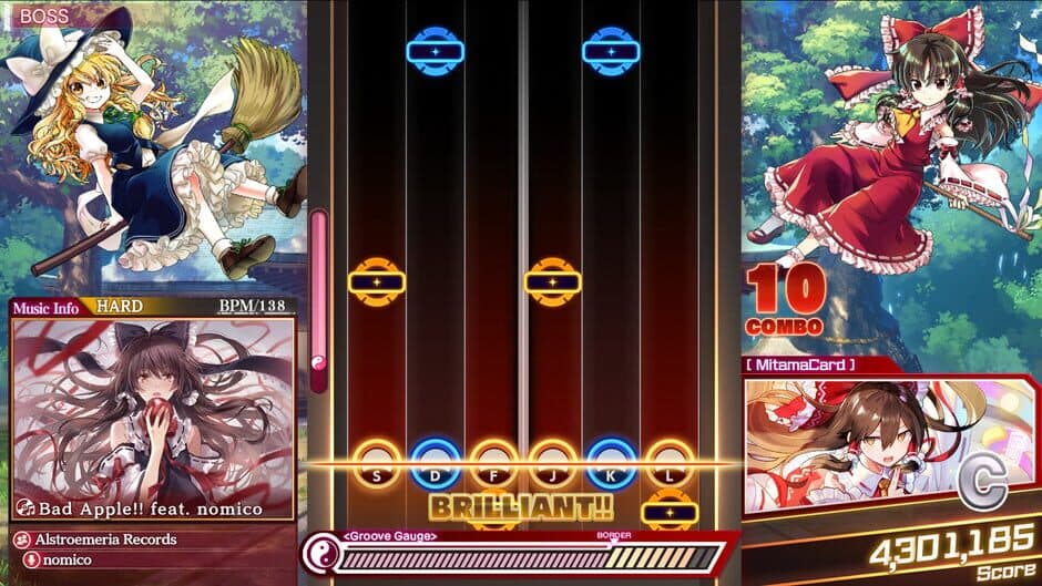 Скриншот 3 из Touhou Danmaku Kagura: Phantasia Lost - Extra Song Pack 3