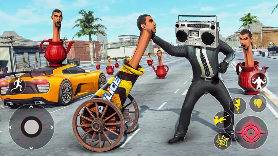 Скриншот 4 из Toilet Head: Grand Thief City