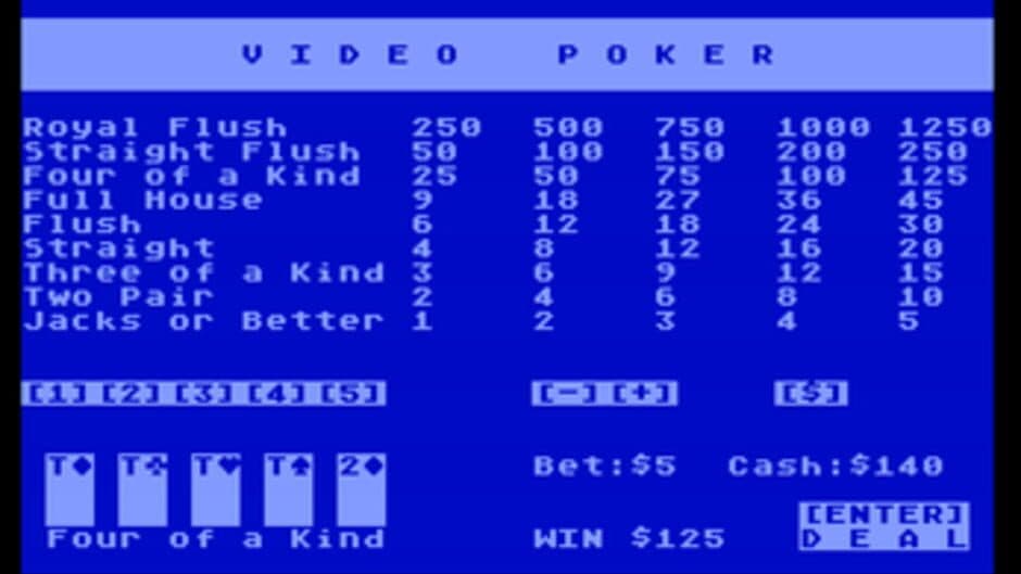 Скриншот 1 из Jacks or Better Video Poker