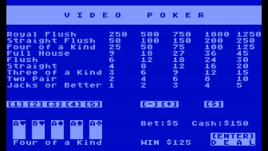 Скриншот 2 из Jacks or Better Video Poker