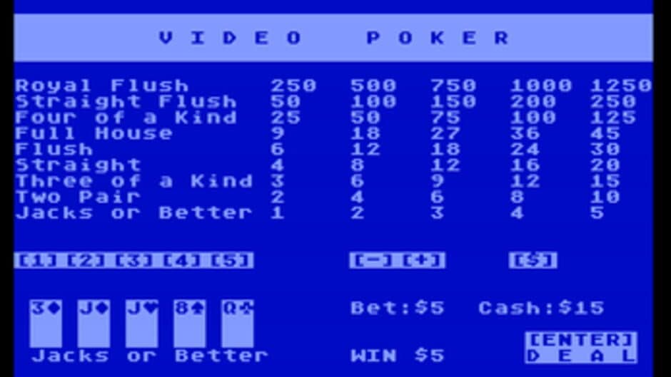 Скриншот 4 из Jacks or Better Video Poker