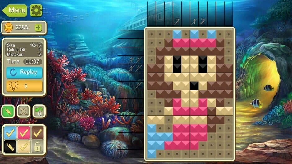 Скриншот 1 из Simple Mosaics: Nonogram Puzzles