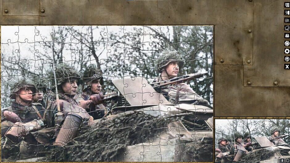 Скриншот 2 из Pixel Puzzles WW2 Jigsaw: Battle of the Bulge