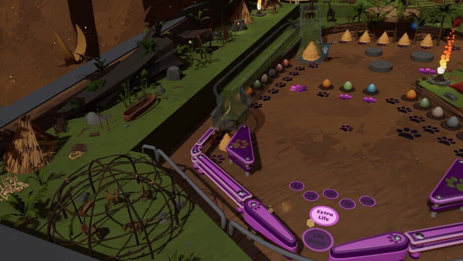 Скриншот 5 из Roxy Raccoon's Pinball Panic: Prehistoric Paradise
