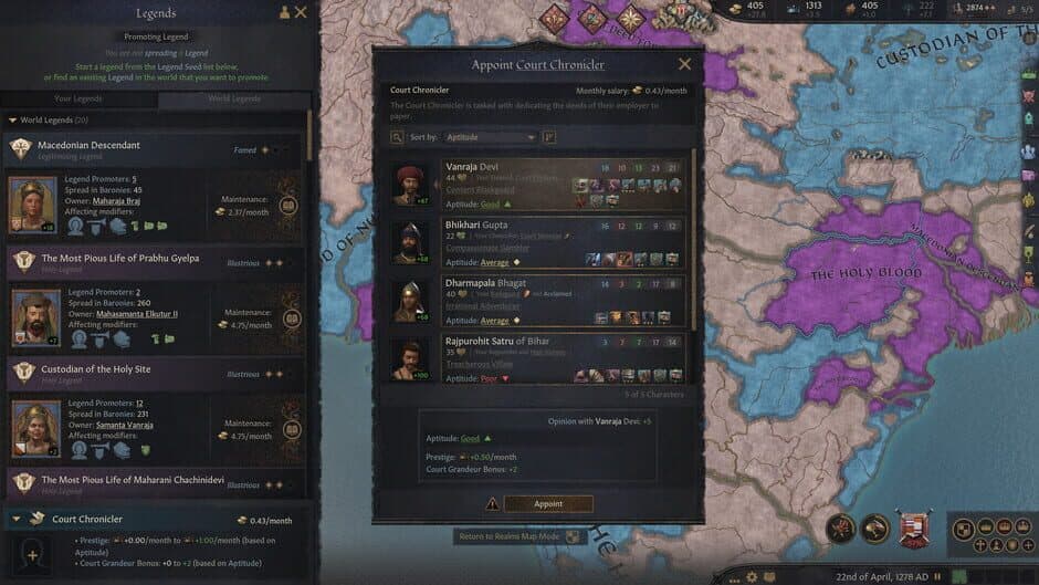 Скриншот 2 из Crusader Kings III: Legends of the Dead