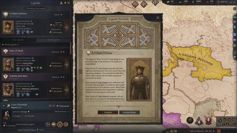 Скриншот 4 из Crusader Kings III: Legends of the Dead
