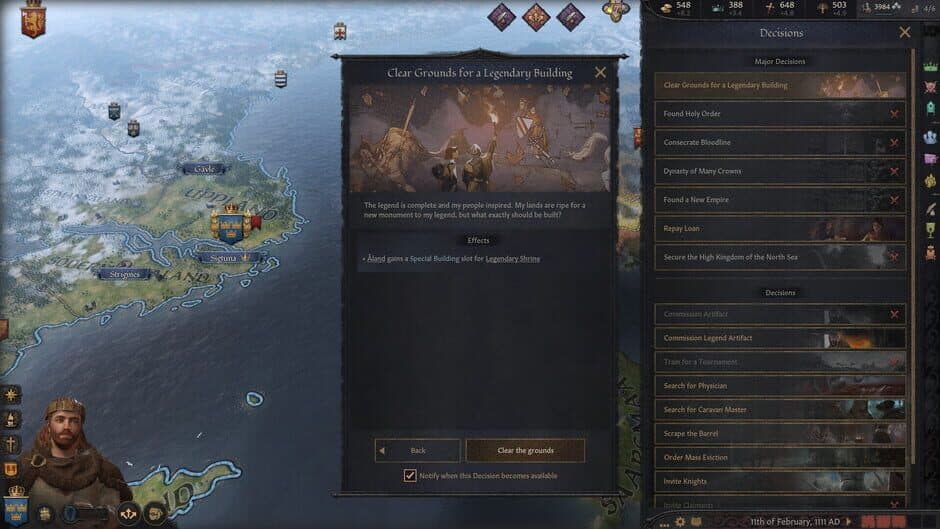 Скриншот 8 из Crusader Kings III: Legends of the Dead