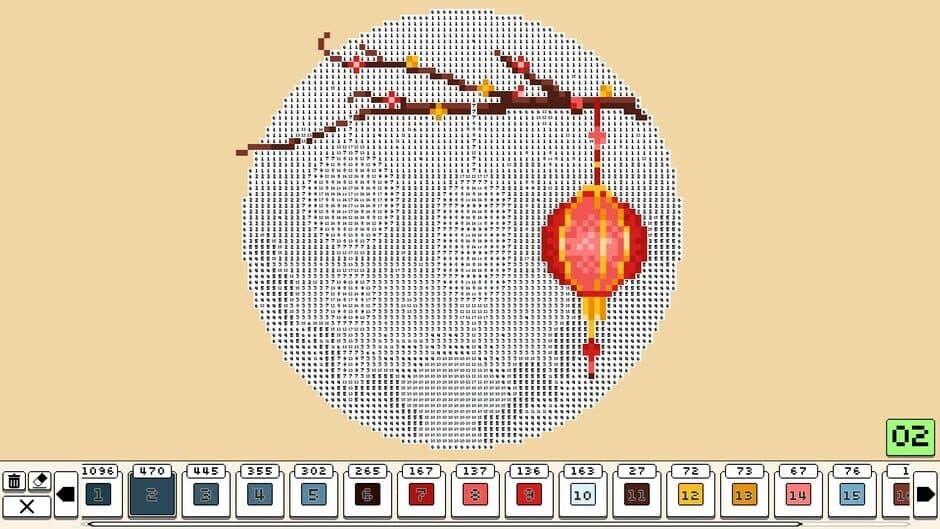 Скриншот 2 из Coloring Pixels: Lunar New Year Pack
