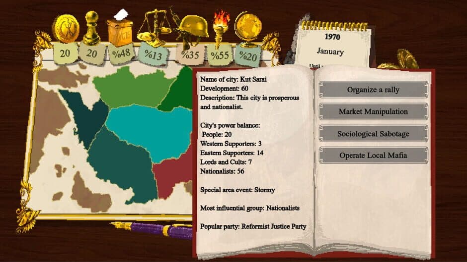 Скриншот 5 из Statecraft: Corrupted Democracy