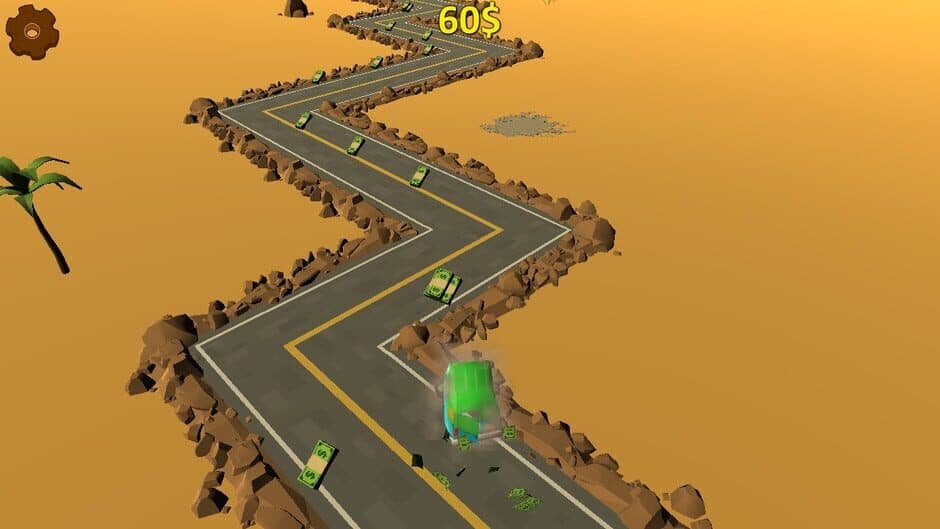 Скриншот 5 из Highway Getaway: ZigZag Blocky Car