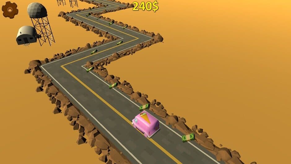 Скриншот 2 из Highway Getaway: ZigZag Blocky Car