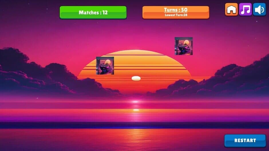 Скриншот 1 из OG Memory: Synthwave Boats