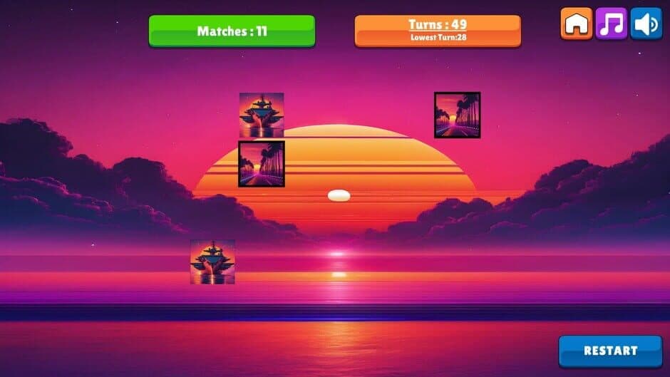Скриншот 3 из OG Memory: Synthwave Boats