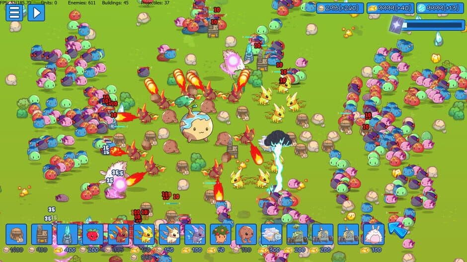 Скриншот 2 из Milky Way: TD Survivors Autobattler RTS