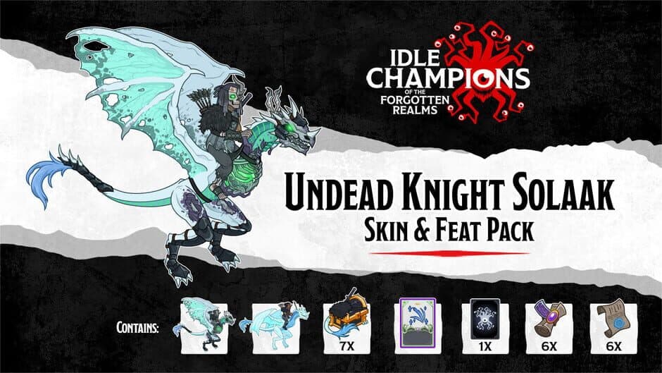 Скриншот 1 из Idle Champions: Undead Knight Solaak Skin & Feat Pack