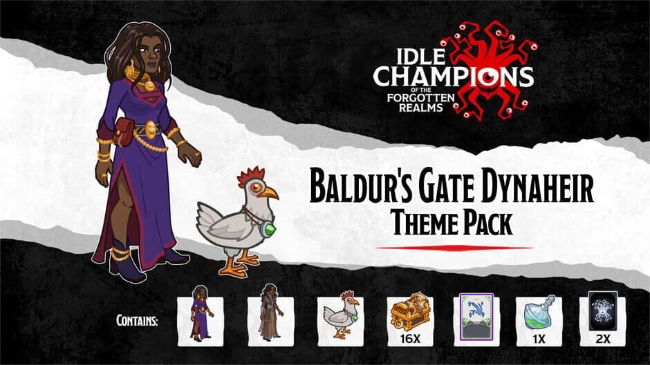 Скриншот 1 из Idle Champions: Baldur's Gate Dynaheir Theme Pack