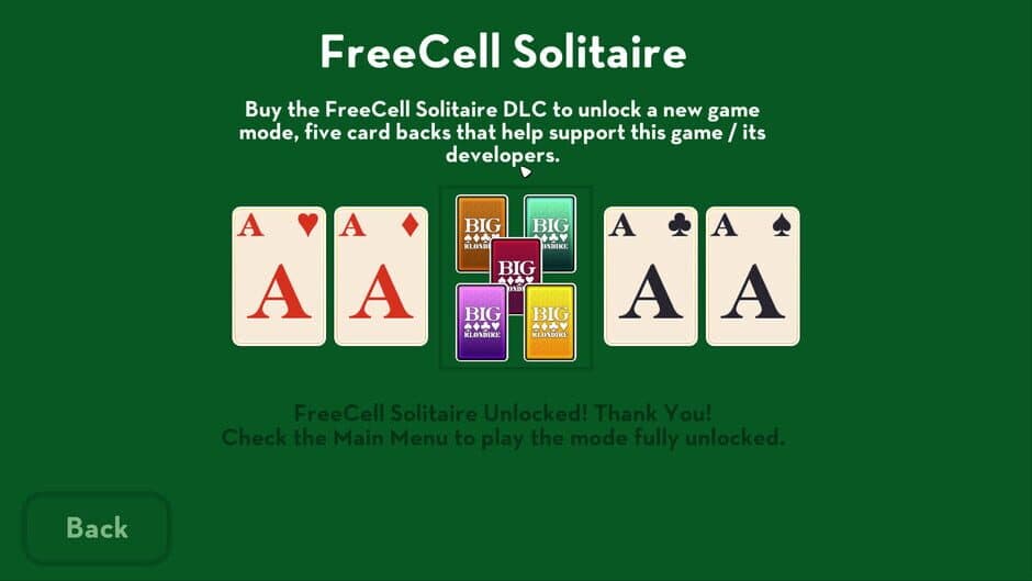 Скриншот 4 из Big Klondike: FreeCell Solitaire