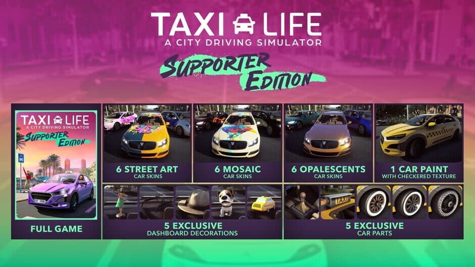 Скриншот 1 из Taxi Life: A City Driving Simulator - Supporter Edition