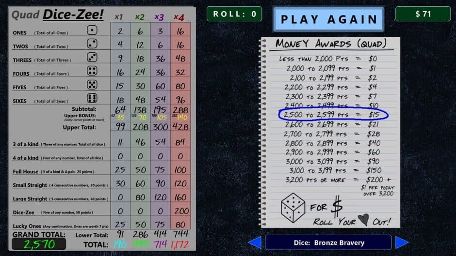 Скриншот 4 из Dice-Zee!