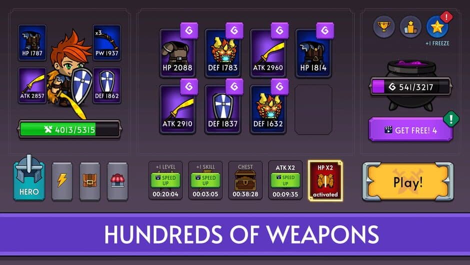 Скриншот 3 из Knight Hero Adventure idle RPG
