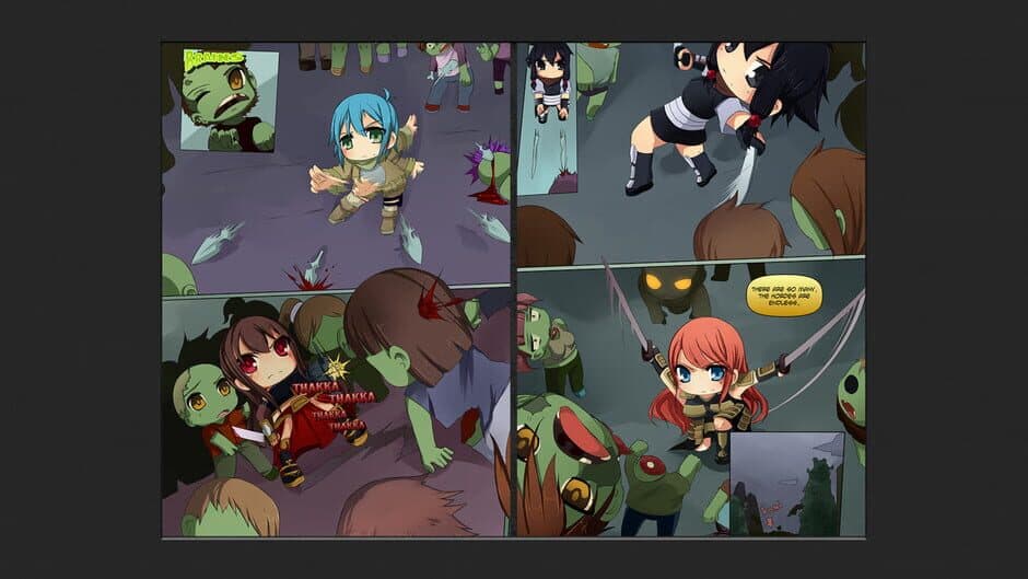 Скриншот 1 из Chibi Wars Kinetic Novel