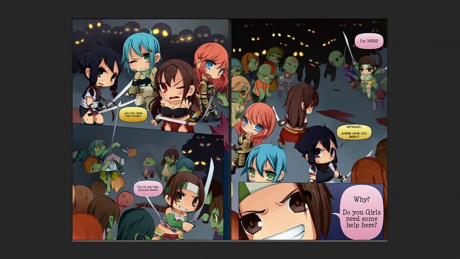 Скриншот 2 из Chibi Wars Kinetic Novel