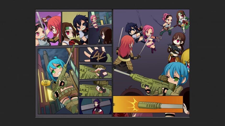 Скриншот 4 из Chibi Wars Kinetic Novel
