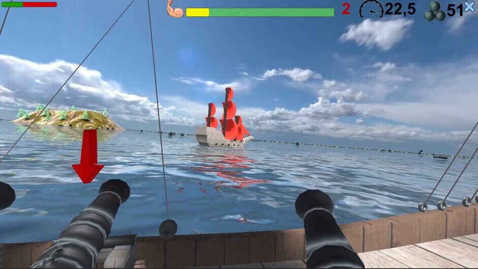 Скриншот 12 из Pirates. Naval battle