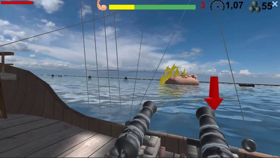 Скриншот 2 из Pirates. Naval battle