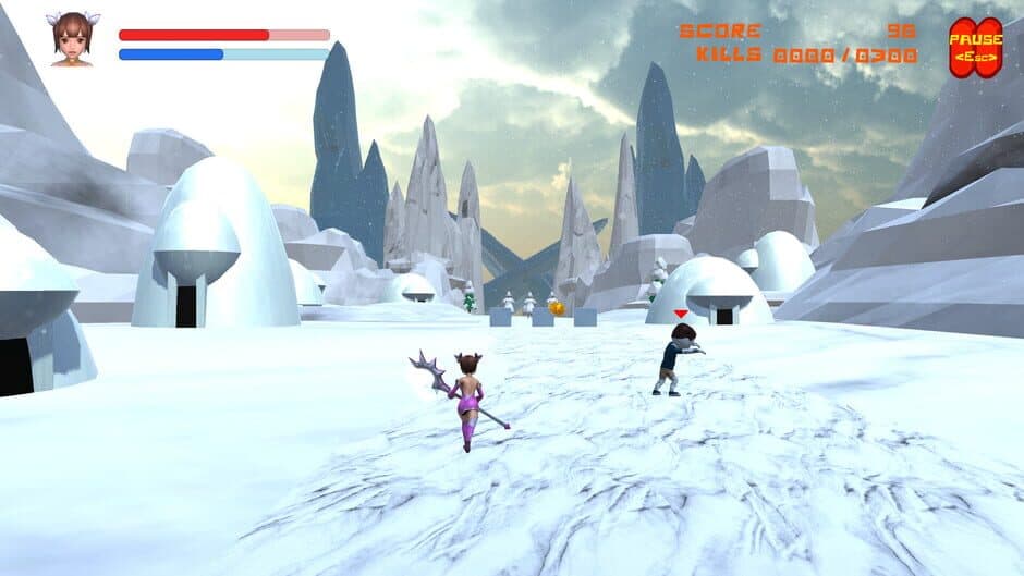 Скриншот 7 из Marmargee Fighter Girl vs. Zombies & Monsters!