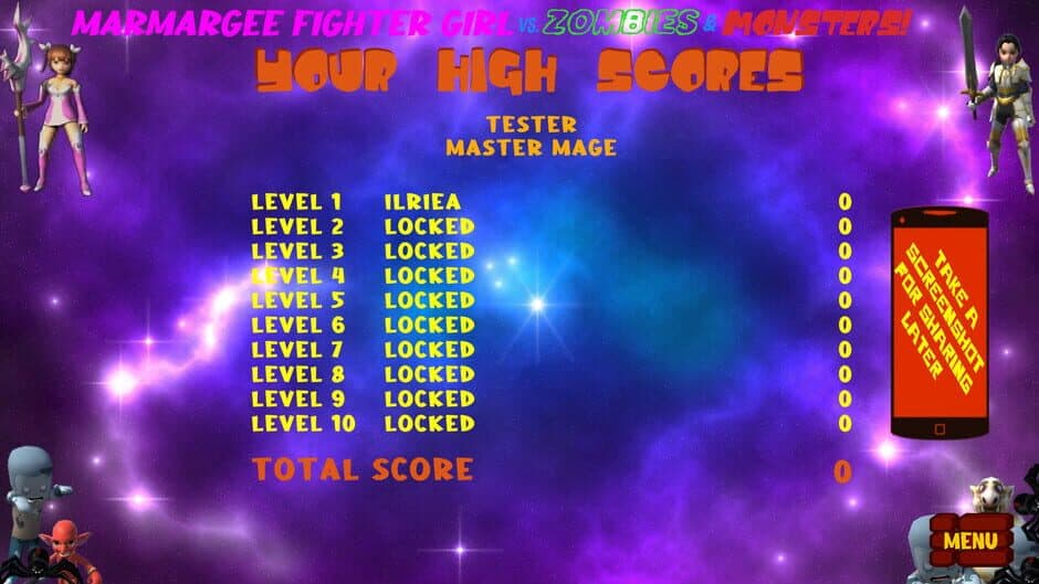 Скриншот 12 из Marmargee Fighter Girl vs. Zombies & Monsters!