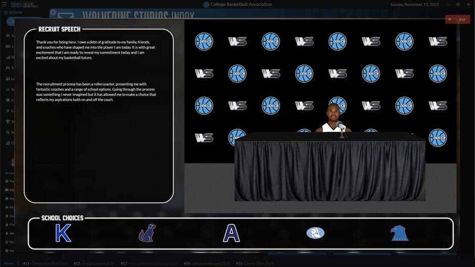 Скриншот 7 из Draft Day Sports: College Basketball 2024